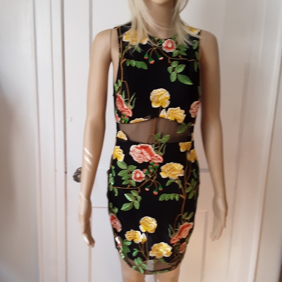 Privy "Privately Privileged" Black Midi Dress - Picture 3 of 6